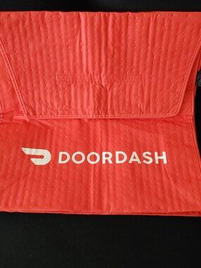 Door Dash Insulated Carrier & Red AARP Insulted Carrier Both Are Brand New